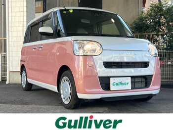 ダイハツ ムーヴ キャンバス ストライプス X 1オーナー 純正SDナビ Bカメ 両側電スラ