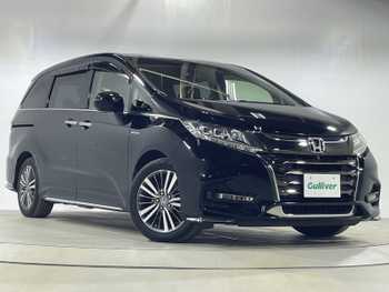 ホンダ オデッセイ ハイブリッド アブソルート・EXホンダセンジング 純正8型ナビ 後席モニタ 全方位 ETC BSM