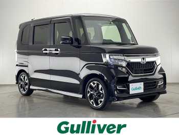 ホンダ Ｎ ＢＯＸ カスタム G L ターボ ホンダセンシング 禁煙 純正7型ナビ TV 両側電動スライドドア