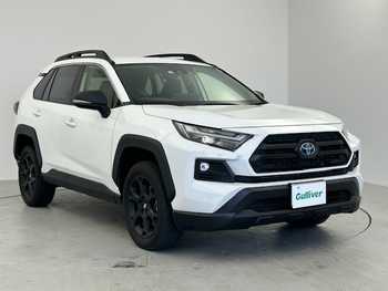 トヨタ ＲＡＶ４ HV アドベンチャー オフロードPKGⅡ 純正ナビ TV Bカメラ トヨタSS 黒合皮