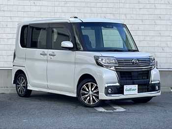 ダイハツ タント カスタム X トップED SA Ⅲ 4WD 片側パワスラ 社外ナビ ETC 純正AW