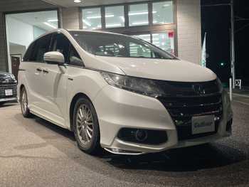 ホンダ オデッセイ ハイブリッド  ワンオーナー、純正ナビ、後列純正モニター