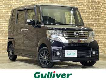 ホンダ Ｎ ＢＯＸ カスタム G Lパッケージ 4WD 左パワスラ 純正ナビ　Bカメラ