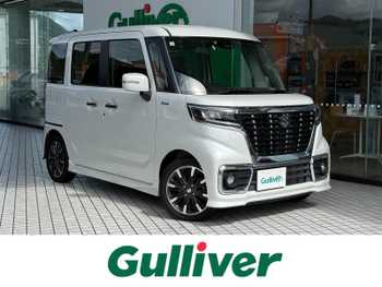 スズキ スペーシア カスタム HYBRID XS 社外8型Mナビ地デジ/両側Pドア/Bカメラ