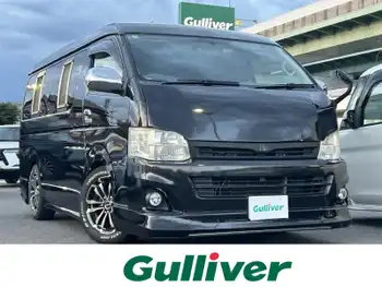 トヨタ ハイエース GL ロング 純正SDナビ パワスラ リアモニター