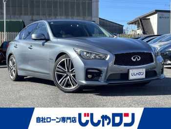 日産 スカイライン ハイブリッド 350GT Type SP 純正メモリナビ 黒レザーシート クルコン