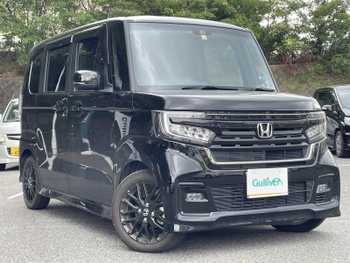 ホンダ Ｎ ＢＯＸ カスタム L ターボ スタイル+ブラック ・純正ナビ・両側パワスラ・ビルトインETC