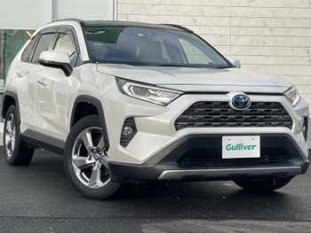 トヨタ ＲＡＶ４ ハイブリッドG 純正9インチナビ サンルーフ Sヒーター