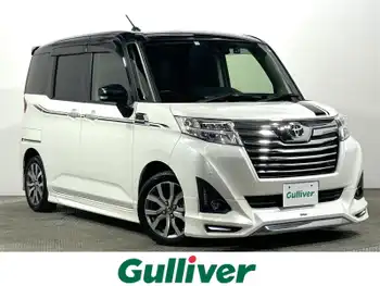 トヨタ ルーミー カスタムG－T モデリスタ 純正9incナビTV Bカメラ ETC