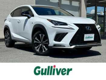 レクサス ＮＸ 300h Fスポーツ サンルーフ 赤革 純正ナビTV 全方位モニタ