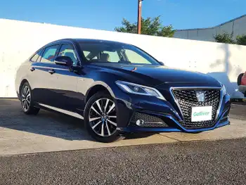 トヨタ クラウン ハイブリッド S Cパッケージ Four 禁煙車 純正8型ナビTV バックモニタ TSS