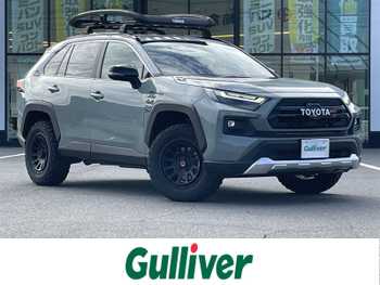 トヨタ ＲＡＶ４ ハイブリッド アドベンチャー 純正ナビ バックカメラ BSM ルーフキャリア