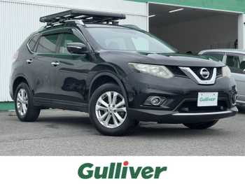 日産 エクストレイル 20Xt エマージェンシーブレーキ ルーフキャリア/純正ナビ/全方位/ETC