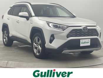 トヨタ ＲＡＶ４ ハイブリットG ワンオーナー/9インチ純正ナビ/本革シート