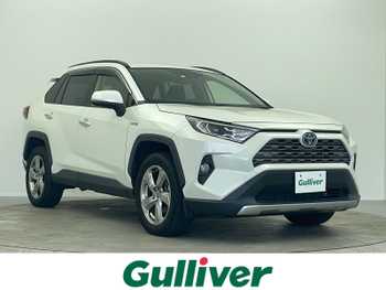 トヨタ ＲＡＶ４ ハイブリットG ワンオーナー/9インチ純正ナビ/本革シート