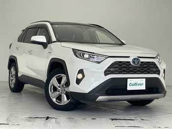 トヨタ ＲＡＶ４ ハイブリットG 禁煙車 社外ナビ フルセグ サンルーフ ETC