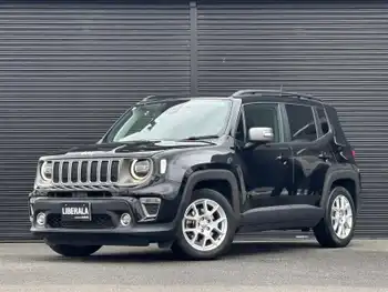 クライスラー・ジープ ジープ レネゲード リミテッド 後期型 黒革 ACC 純正メモリナビ