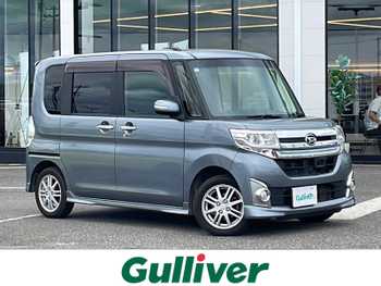 ダイハツ タント カスタム RS SA 4WD 純正メモリナビ 冬タイヤ積載 ETC