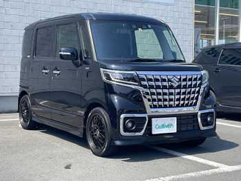 スズキ スペーシア カスタム HYBRID XS ターボ 禁煙 1オーナー 8インチナビ バックカメラ