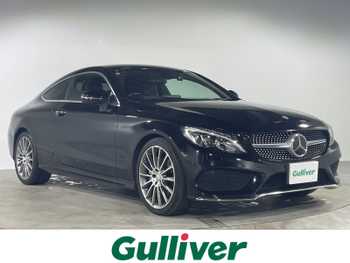 メルセデス・ベンツ Ｃ１８０ クーペ スポーツ+ 純正ナビ　黒革シート　フルセグテレビ　