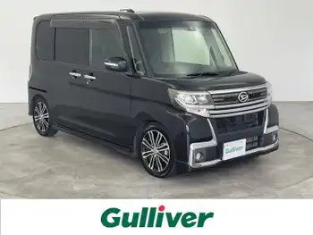 ダイハツ タント カスタム RS トップED SAⅡ 社外SDナビ Bluetooth 革調シートカバー