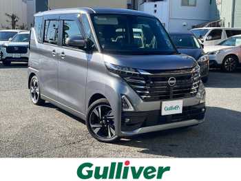 日産 ルークス ハイウェイスター Gターボ ワンオーナー 純正メモリナビ バックカメラ