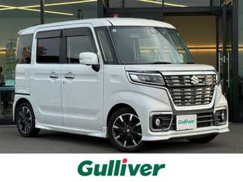 スズキ スペーシア カスタム HYBRID XS ターボ 純正ナビ 全方位モニター 両側パワスラ ETC