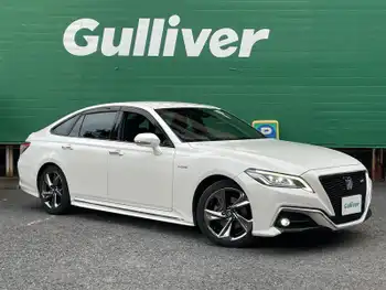 トヨタ クラウン ハイブリッド RS アドバンス 禁煙 1オナ 8型ナビ Bカメ 半革 自動追従