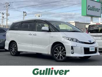 トヨタ エスティマ ハイブリッド アエラス 禁煙 純正ナビ 夏冬タイヤ有 両側パワスラ