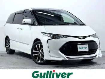 トヨタ エスティマ アエラス プレミアム サンルーフ 社外エアロ 後席モニター