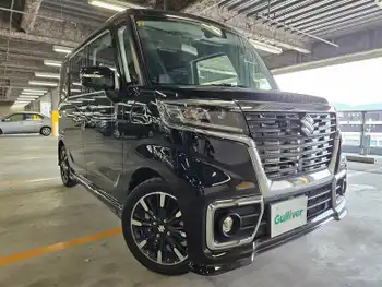 スズキ スペーシア カスタム HYBRID XS ターボ 純正ナビフルセグETCクルコンSRSエアバッグ