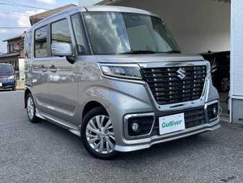 スズキ スペーシア カスタム HYBRID GS 社外ナビ/片側パワスラ/オートLEDライト