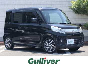 スズキ スペーシア カスタム TS 禁煙車 クラリオンナビ ETC 電スライドドア