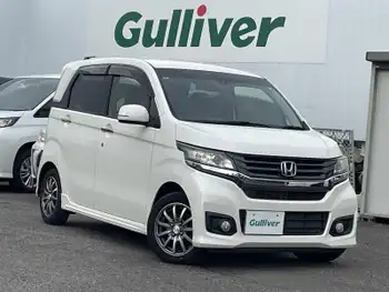 ホンダ Ｎ ＷＧＮ カスタム G ターボパッケージ 純正ナビ Bカメラ フルセグ ハーフレザー