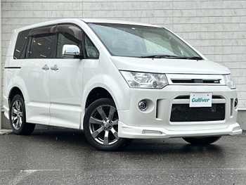 三菱 デリカＤ：５ ローデスト ロイヤルツーリング ディーゼル ナビ バックカメラ 両側電動ETC