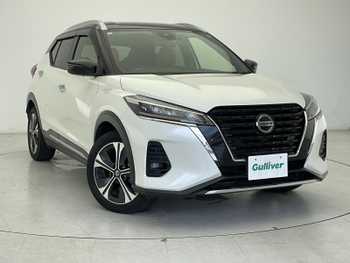 日産 キックス X ツートーンインテリアED 9型ナビTV　シートH　オレンジ革　ドラレコ