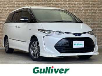 トヨタ エスティマ ハイブリッド アエラス プレミアム G 寒冷地仕様/TRDスポイラー/TRDマフラー