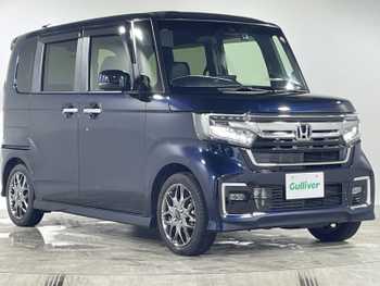 ホンダ Ｎ ＢＯＸ EX ターボ 禁煙車 純正9型SDナビ 後席モニタ 衝突軽減