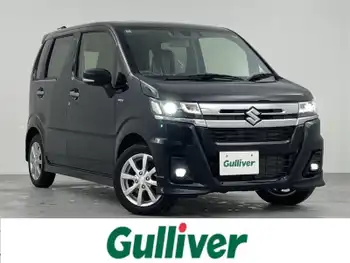 スズキ ワゴンＲ カスタムＺ HYBRID ZX 禁煙車　社外7型ナビ　LEDライト　ETC