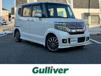 ホンダ Ｎ ＢＯＸ カスタム G ターボSSパッケージ 1オナ社ナビTVフル両側PスラBカメETC禁煙車