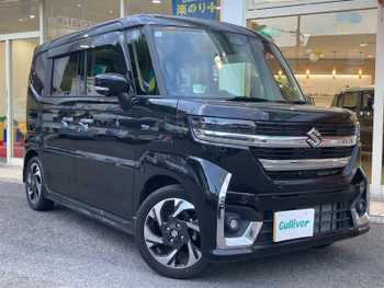 スズキ スペーシア カスタム HYBRID XS 衝突軽減/ドラレコ/全方位M/電動スライドD