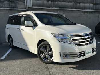 日産 エルグランド ライダー 白本革 パワーシート 白本革 1オ-ナ- 純HDDナビ 後席モニタ- ETC