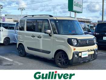 スズキ スペーシア ギア HYBRID XZターボ ワンオーナー 4WD ターボ 純正ホイール夏タ