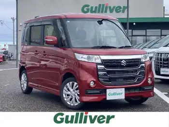 スズキ スペーシア カスタム Z 4WD 禁煙車 社外ナビTV 両側Pスラ PCS ETC