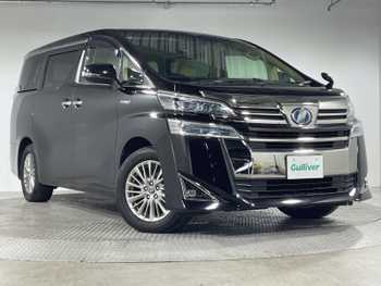 トヨタ ヴェルファイア ハイブリット X サイドリフトアップ 社外8型ナビ 社外12型後席M 4WD TSS LED