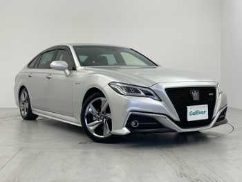 トヨタ クラウン ハイブリッド RS 禁煙 純正ナビ 追従クルコン 温ハンドル