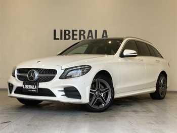メルセデス・ベンツ Ｃ２００ ステーションワゴン アバンギャルドAMGライン SR 黒革シート シートヒーター 純正ナビTV