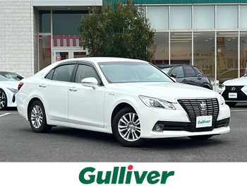 トヨタ クラウン ハイブリッド ロイヤルサルーン クリアランスソナー HID AW パワーシート