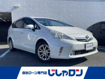 トヨタ プリウス α S チューンブラック 純正ナビ バックカメラ フルセグテレビ ETC