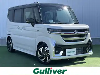 スズキ スペーシア カスタム HYBRID XS 届出済未使用車 全方位モニター付き9型ナビ